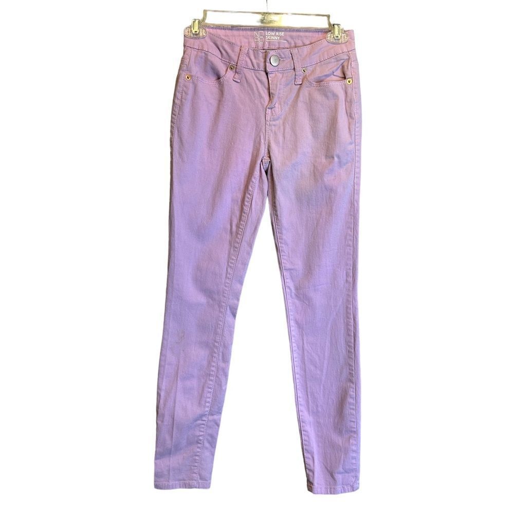 5 for $25🔥NOBO Low Rise Skinny Lavender Jeans Juniors Size 1